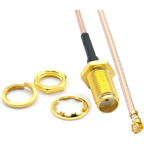 Pigtail uFL-Buchse / SMA-Stecker RG178 5 cm