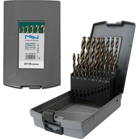 JBCOB110 SET PUNTE DIN-338N HSS-CO 1-10 x 0,5 mm.