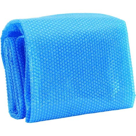 Couverture de piscine Bleu 210 cm PE (1/4)