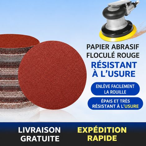 Lot de 100 disques abrasifs auto-agrippants 178 mm grain 1000 7 100 1000 178mm 1,5 kg – Livraison gratuite (1/5)