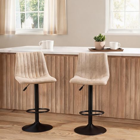 Tabouret de bar marrone 47,5 x 57,5 x 116 cm (1/5)