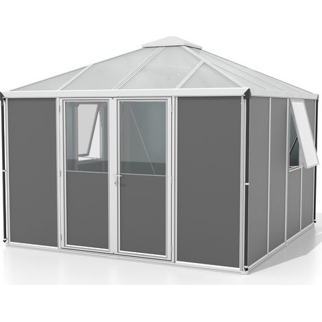 Vitavia Gerätehaus "Universum", alu / anthrazit, 10,2 m² (1/3)