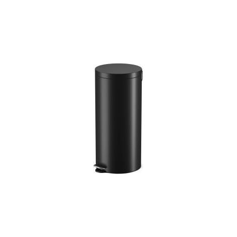 Hailo 5030601 Selekta Cestino con Pedale 30L Acciaio Nero Opaco con Chiusura Soft Close colore Nero