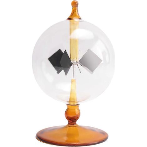 Radiomètre solaire Crookes, moulin à vent à hélices rotatives, cadeau, décoration de bureau. (1/5)