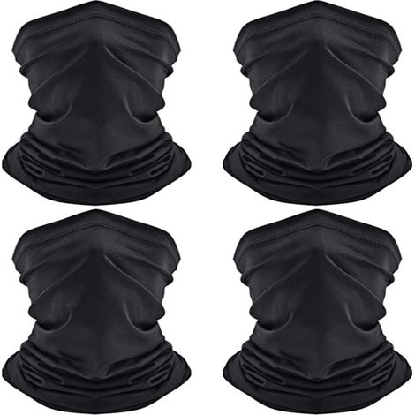 Tubulaire Col - 4 Pièces - Élastique Respirant Rapide Séchage - Protection Solaire UV - Pour Moto Randonnée Vélo Course (1/5)