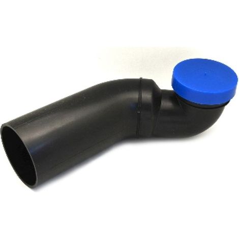 CURVA WC ORIZZONTALE CON OR E TAPPO DX 90/110