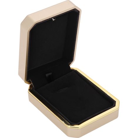 Caja Para Collar Colgante Caja De Regalo Para Joyas Con Luz Led Para Propuesta (1/5)