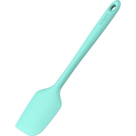 Großer Silikon Spatel 35,6cm, 250℃ hitzebeständig, Aqua Sky