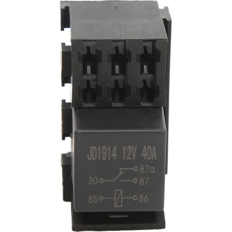 Kit de boîte à relais et fusible à lames haute température : 1 porte-relais Bosch + 3 porte-fusibles ATC/ATO, comprenant 1 relais 12 V/40 A et 3 fusibles à lames. (1/5)