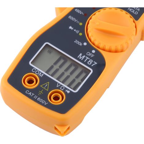 Digitales Zangenmultimeter, AC/DC-Voltmeter, Amperemeter, Ohmmeter, Spannungsprüfer, LCD-Display (1/5)