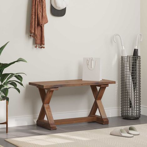 Bank Natur 85 x 35 x 46 cm Massivholz Altholz