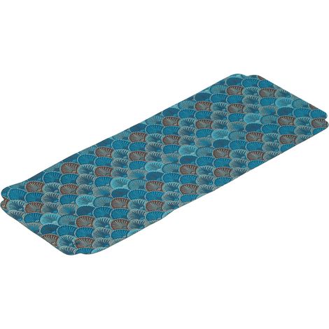 Cup Placemats Chinese Style Knitted Embroidery Tea Set Place Mats for Home TeahousePurplish Blue (1/5)