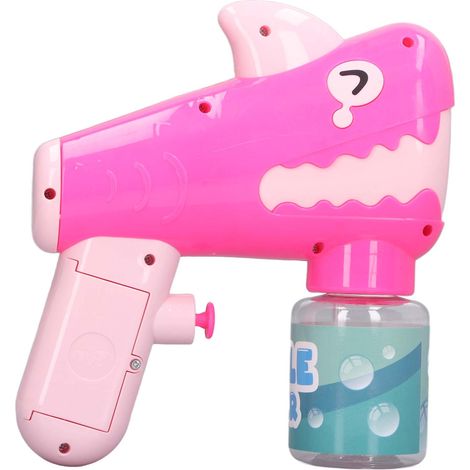 Jouet aquatique électrique pour enfants en forme de requin, avec jet continu automatique, grande capacité, rose. (1/5)