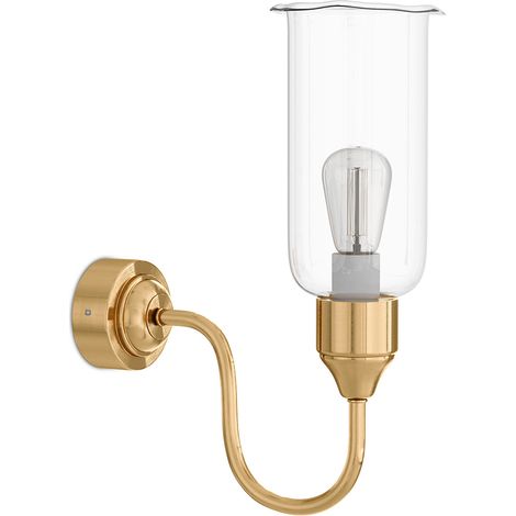 Lampada Candelabro - Applique da Parete Oro - Driss Trasparente