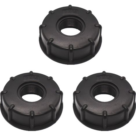 Adattatore in plastica per coperchio di serbatoio dell'acqua per serbatoio di scarico IBC (3/4") (1/3)