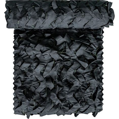 Black decorative net, suitable for hunting – ideal for sun protection, hunting and camping – 4 x 5 meters. (1/5)