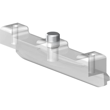 SUPRA Anschlagdämpfer/Aushängesicherung, Glasstärke 8 mm, Kunststoff transparent (1/5)