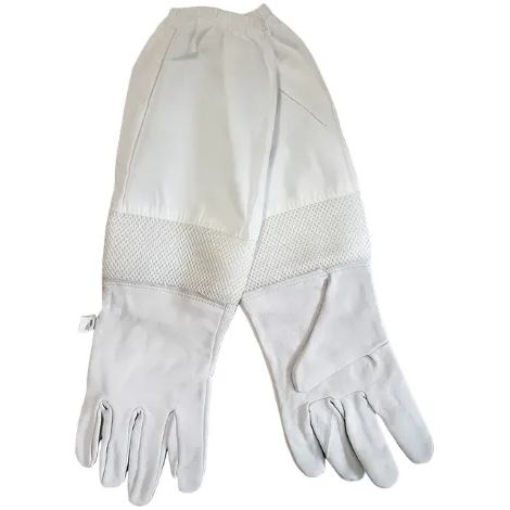 Guanti in pelle fiore morbida con manicotto, taglie 9-10-11 - 11