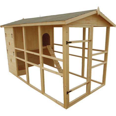 Gallinero Extralargo Paneles de 16 mm - 1,60X3,24 m (1/5)