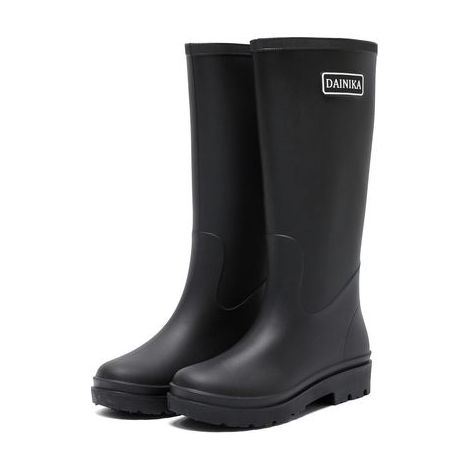Bottes de pluie hautes pour femmes A06 noires. taille 40. imperméables et épaisses