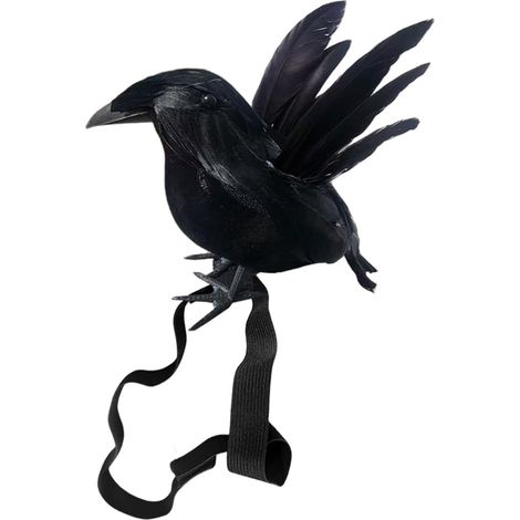 stehend auf der Schulter gruseliger Vogel dekorative (1/5)
