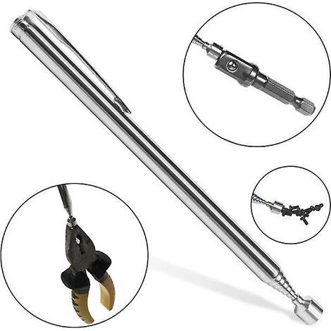 Magnetisches Teleskopwerkzeug, leicht ausziehbarer Magnet, magnetischer Aufnehmer, tragbarer Teleskopmagnet, tragbares Teleskop-Aufnehmwerkzeug S (1/5)