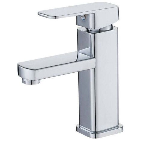 Pair Robinet de lavabo salle de bain robinet d'eau chaude et froide (1/4)