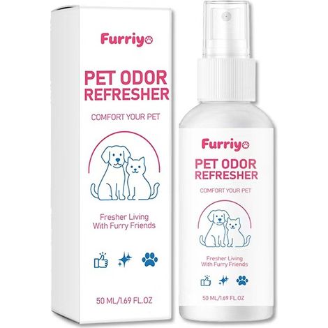 Furriyo Pet Deodorant Spray, suitable for cats and dogs, for daily cleaning and care, a deodorant spray specially developed for pets. (1/5)