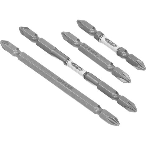 Set mit 4 doppelseitigen Elektroschraubendreherbits aus leistungsstarkem magnetischem Legierungsstahl für Schlagwerkzeuge (1/5)