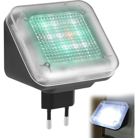 Simulateur de télévision LED : Téléviseur factice avec minuteur, faux téléviseur, simulateur de télévision factice, pour intérieur, écoénergétique, protection contre le cambriolage et sécurité (1/5)