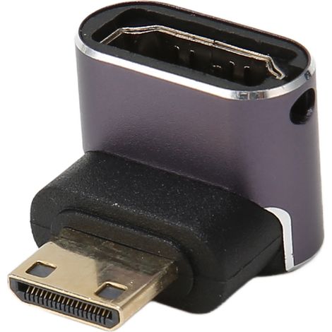 Adaptateur HDMI Mini Mâle-Femelle 8K 60Hz, Aluminium, LED Indicateur, Compatible 4K 120Hz (1/5)