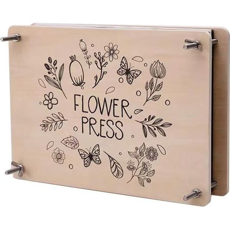 Kit de presse à fleurs professionnel - 30 x 21 cm - Pour adultes - Pour sécher les fleurs et l'art des fleurs pressées