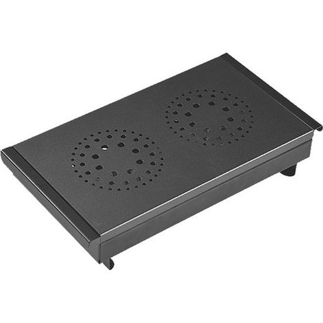 Plaque chauffante - Rechaud - 2 brûleurs - Bougie chauffe-plat - Chauffe-plats - 33 x 17,5 x 6,5 cm (1/5)