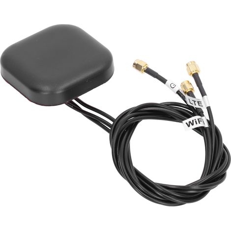 Antenne 4G WIFI GPS ABS Cuivre 3 Antennes combinées étanches pour extérieur, compatible avec module 4G pleine bande