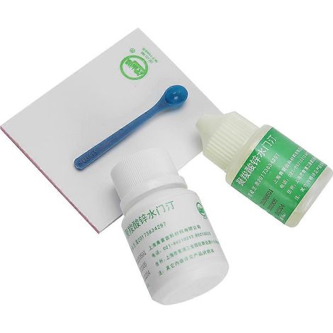 15 ml de ciment polycarboxylate de zinc liquide, 30 g de ciment polycarboxylate de zinc en poudre (1/5)