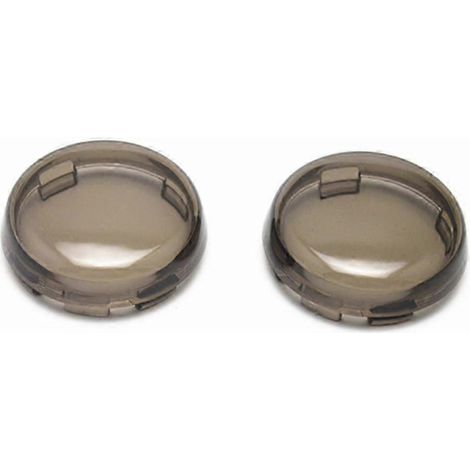 2x 2 piezas de cubierta ahumada para lentes de intermitentes para Harley Sportster XL 883 1200 2002+ SZRH AM (1/3)