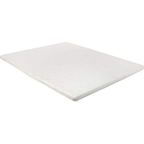 TOPPER - Sur-Matelas 160x200cm en Mousse Coloris Blanc (1/4)