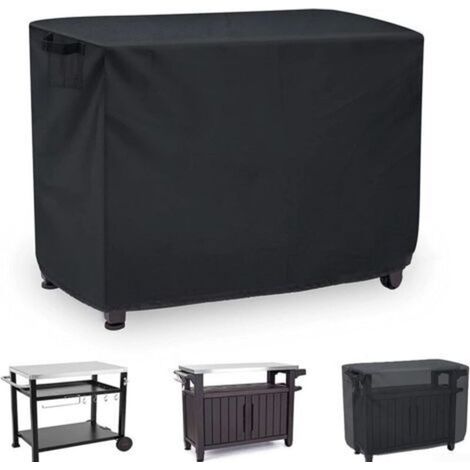 [NEVER USED] Portable, waterproof and dustproof tablecloth, outdoor table cover with 420D Oxford fabric and adjustable drawstring (140 x 61 x 81 cm)