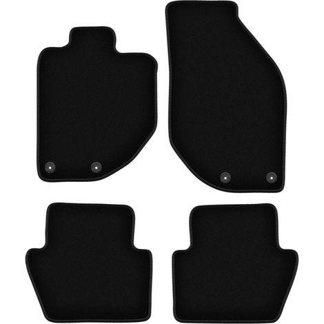 Tapis de sol BASIC en velours noir pour : Volvo C70 I cabriolet, coupé (1997-2005) (1/5)