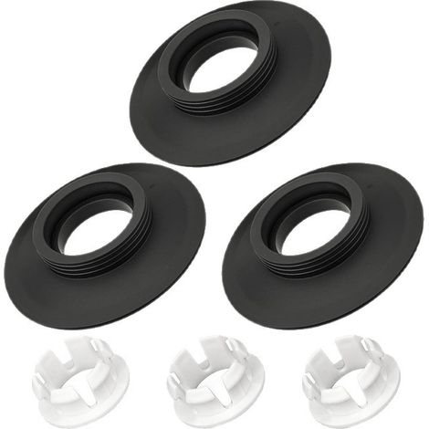 Joint de Vanne de Vidange en Silicone Étanche, Compatible avec les Pièces de Rechange Ideal Standard, Joint Étanche Noir Haute Élasticité SV01967 (1/3)