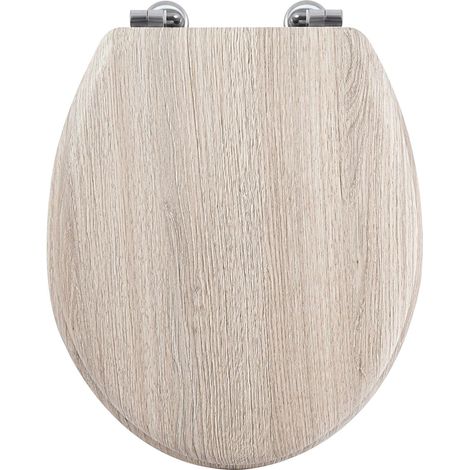 Abattant Wc Mdf Parquet Foncé - Msv (1/3)