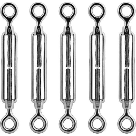 YMYNY Kabelspanner mit Haken und Öse – Hergestellt aus Edelstahl 304, M6-Spanner. (1/4)
