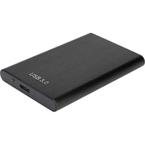 SATA USB 3.0 de 2,5 pouces boîtier de disque pour ordinateur portable 7-9.5mm Disque dur externe SSD (noir))-SPR (1/4)