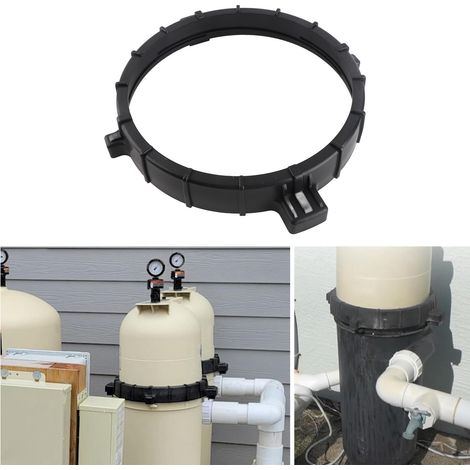 Anillo de sujeción para filtro de cartucho ABS para piscina/spa modelo 59052900, pieza de repuesto, compatible con Warrior Easy Clean. (1/5)
