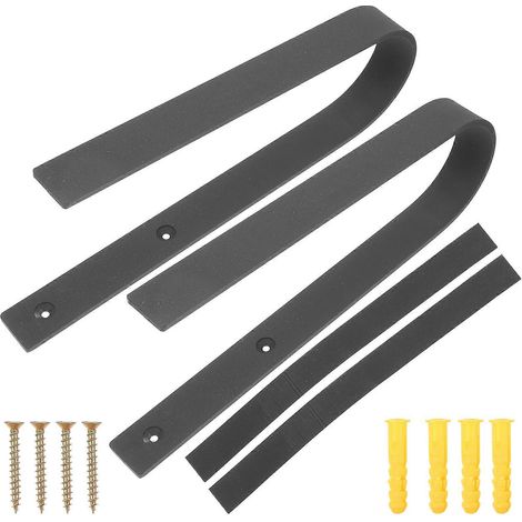1 Ensemble de support mural pour planche de ski et skateboard, crochet métallique pour skateboard, fournitures pour la maison (1/5)