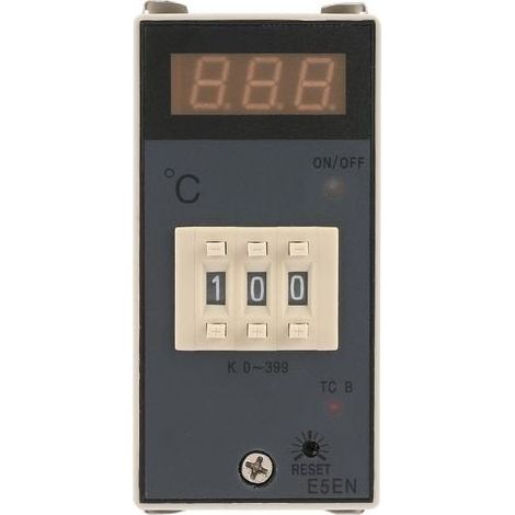 Thermostat numérique, contrôle automatique haute stabilité E5EM facile à visualiser Thermocouple de type K ignifuge sûr pour machines alimentaires (1/5)