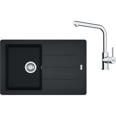 Franke Set - Set da cucina G263O, lavello in fragranite BFG 611-78 e miscelatore FS 3230.031, onice/cromo 114.0700.736