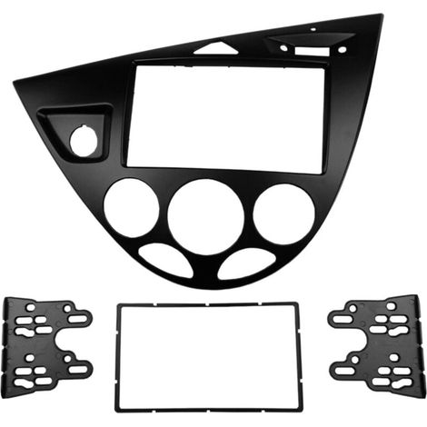 Kit Façade Autoradio 2 DIN Compatible Ford Focus Fiesta Volant à Gauche (1/4)