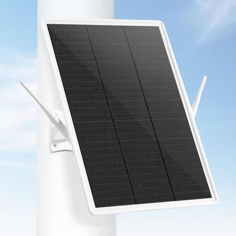 Repeteur WiFi Solaire Batterie Exterieur sans Fil, amplificateur WiFi extension de portee WiFi jusqu'a 100 m, repeateur WiFi 2,4 GHz avec 300 Mbps, point d'acces WiFi compatible avec les appareils (1/5)