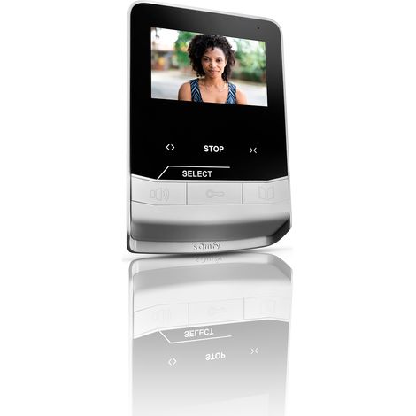 SOMFY 1870536 - Moniteur intérieur Visiophone V100+ - Écran 4,3 Pouces